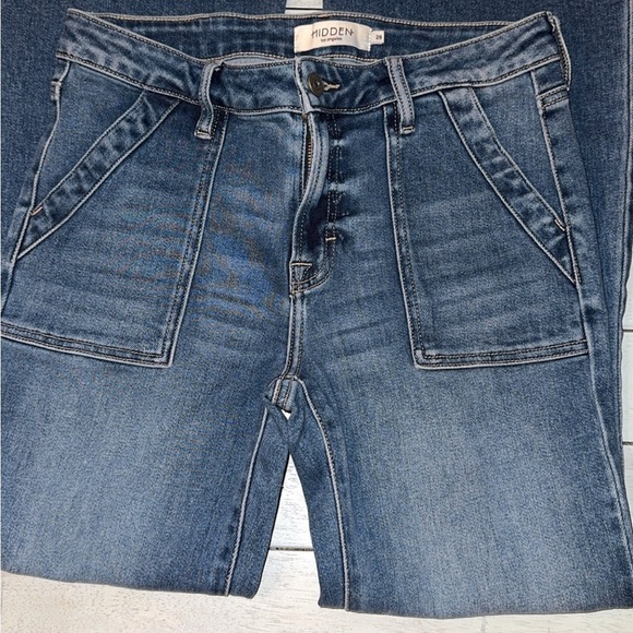 Women's Blue Flare & Wide Leg Jeans - Picture 6 of 8